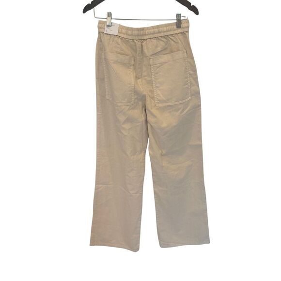 Mango NWT Women’s Mid-Weight Full Length Straight Leg Khaki Colored Pants Size S - Picture 3 of 6